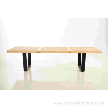 Modern Furniture Solid Wood Bench Coffee Table